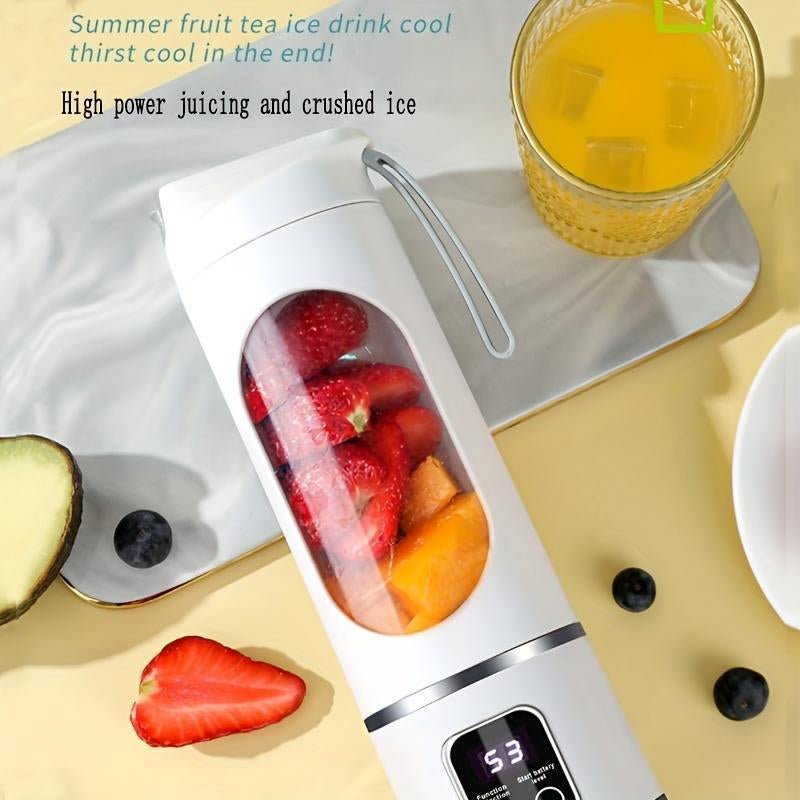 Portable Blender for Smoothie Liquid Diet, Compact Juicer Blender, Ice Shake Blender, USB Rechargeable Juicer Machine, Household Kitchen Appliances