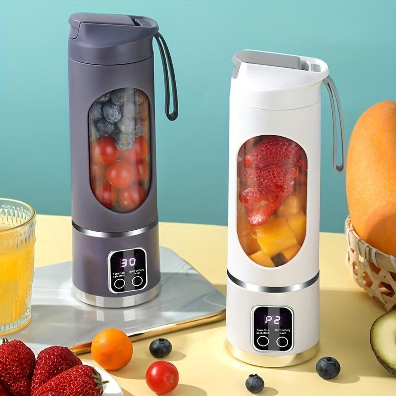 Portable Blender for Smoothie Liquid Diet, Compact Juicer Blender, Ice Shake Blender, USB Rechargeable Juicer Machine, Household Kitchen Appliances